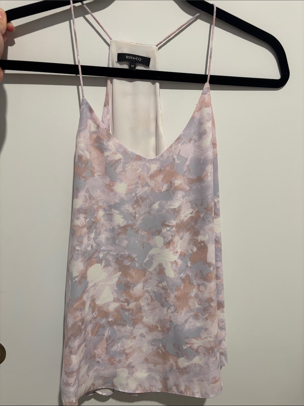 RW&CO. Lavender and Blush Printed Camisole